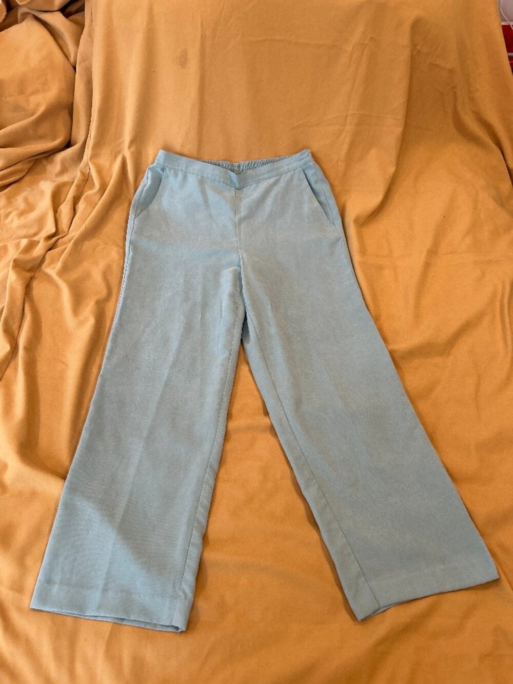 Mint Suede Pants